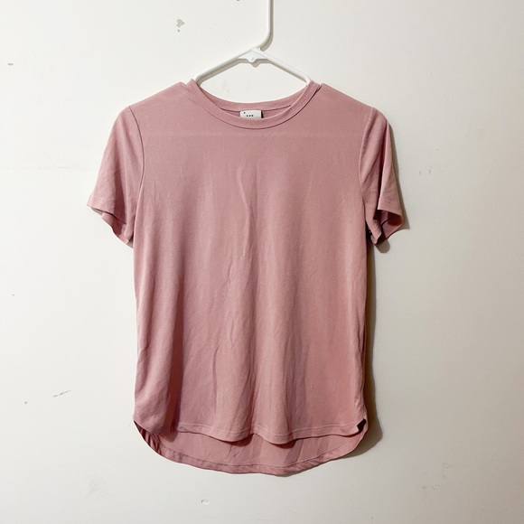 a new day Tops - A New Day pastel pink short sleeve shirt
